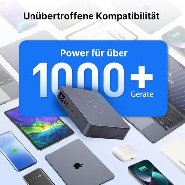 Портативна електростанція Nicesolar 288 Втгод постійного струму 14,4 В, Power Bank 20000 мАг PD100W, аварійне резервне живлення акумулятора, для подорожей, кемпінгу, пригод на свіжому повітрі, аварійного живлення, CPAP