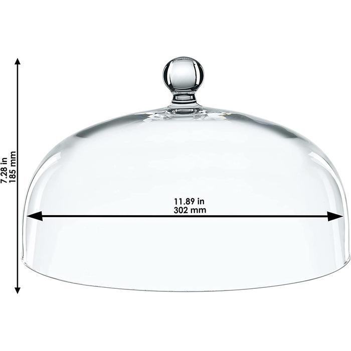 Nachtmann Tortenplatte Bossa Nova Ø 32 см, кришталеве скло, 99528 | Kuchenplatte з кришкою