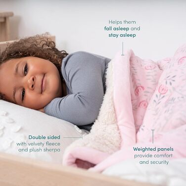 М'яка обтяжена ковдра для дитячого ліжка, обтяжена зимова ковдра для немовлят і дітей, понад 12 кг, 78 x101 см, Morris Vine Morris Vine 1078 см