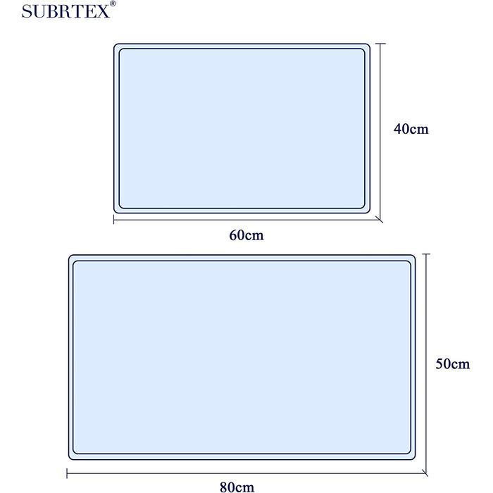 Килимок для ванної кімнати та туалету subrtex