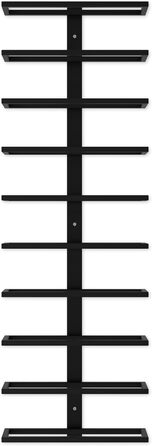 Металева полиця для вина Lenmar LOFT, 90 x 28 x 10 см, 10 місць, для пляшок, стелаж для вин, полиця для пляшок, кellerregal, міцна, для зберігання вина