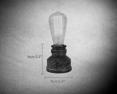 Настільна лампа JINYU вінтажний стімпанк, залізна водопровідна трубка, приліжковий світильник E27 у стилі ретро