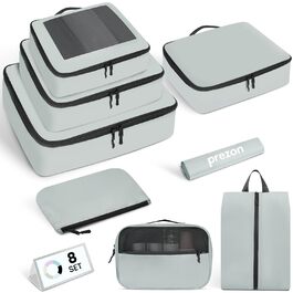 Набір органайзерів для валізи Packing Cubes, 10 шт, легкі дорожні сумки для одягу та аксесуарів (М'ятний)