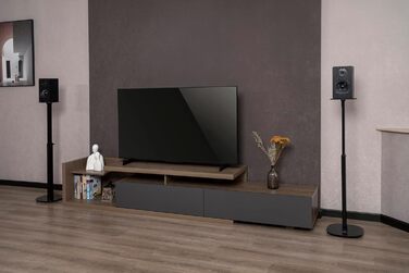 Підставка для динаміків My Wall HS 23 L, висувна, підлого типу, регульована по висоті, чорний колір, 2 шт.