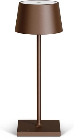 Стійка LED-лампа Stilosa 3 XL з регулюванням яскравості, IP54, акумулятор, тепле світло, USB-C, бронза, 38 см