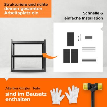 Металевий стелаж з 5 полицями 160x86x45 см - міцний, швидко збирається, стійкий до плісняви