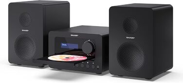 Компактна система SHARP XLB520D (40 Вт, DAB/FM, Bluetooth), чорна