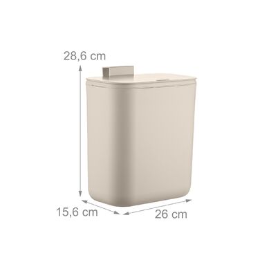 Відро для сміття Relaxdays для підвішування, 9 л