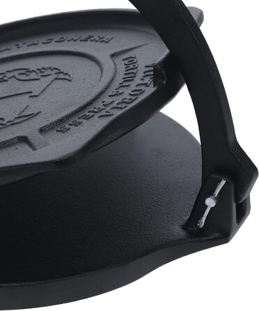 Прес для тортилій Victoria, чавун, 20 см: для тако, арепа, кесаділья, емпанада, патакон