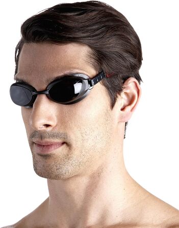 Оптичні окуляри для плавання Speedo Aquapure - оксидно-сірий і копчене скло - -2.0