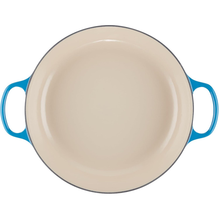 Le Creuset Signature Казанок з чавуну, Ø 30 см, 3,5 л, Azure (Марсель), для всіх плит, включаючи індукцію