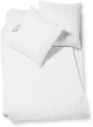Постільна білизна Fleuresse Jaquard Damask Нефритова смужка Розмір 135x20080x80 см Колір Білий