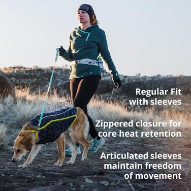 Флісова куртка для собак RUFFWEAR Climate Changer, XS, теплий жилет для прогулянок і бігу, всі сезони