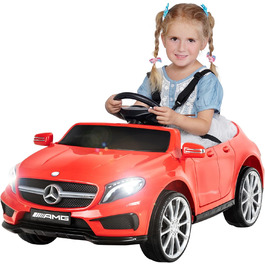 Дитячий електромобіль Mercedes AMG GLA45, ліцензійний, з пультом 2,4 ГГц, іграшкове авто для дітей від 3 років, червоний