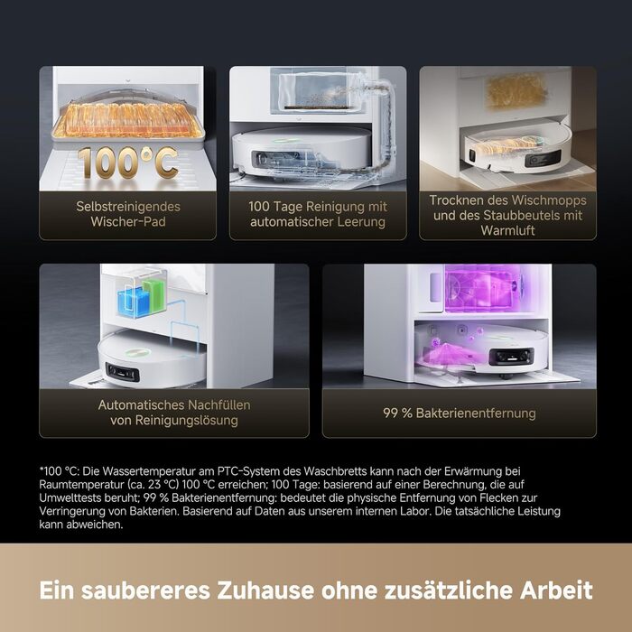 Робот-пилосос Dreame Aqua10 Ultra Track: потужність 30000Pa, безбар'єрне пересування (8 см), самоочищення, автоматичне спустошення, голосове керування