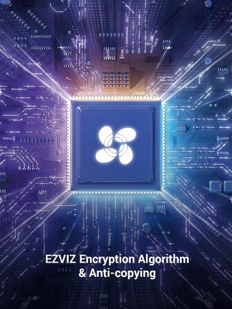 Відеодомофон EZVIZ CP7 з дверним дзвінком, 2K камера, розпізнавання осіб, push-повідомлення, двосторонній аудіо, кольоровий сенсорний екран, Dual Band, для зовнішнього використання, RFID картка