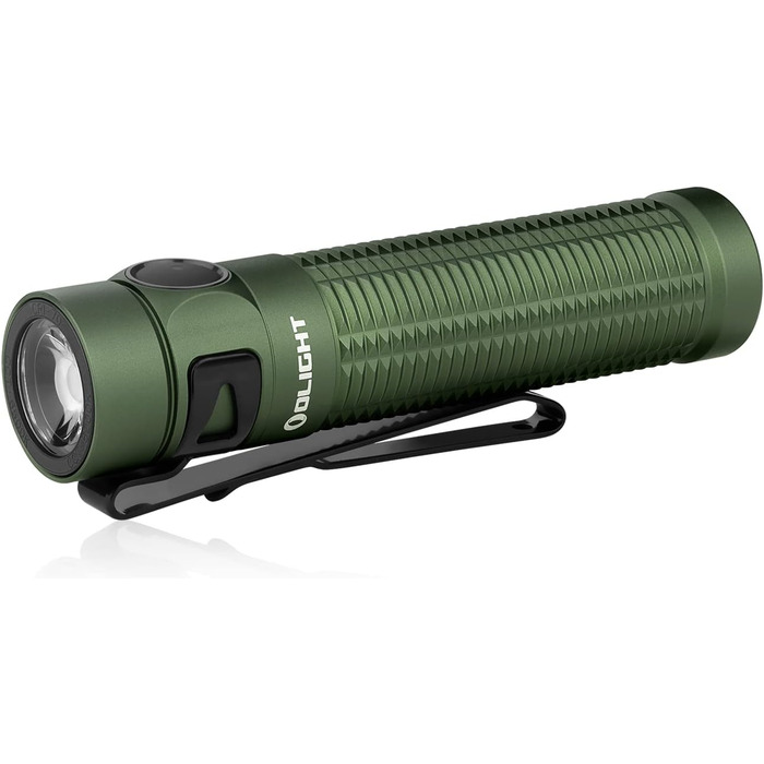 Світлодіодний ліхтар OLIGHT Baton 3 Pro, 1500 люмен, радіус дії 175 м, USB, 6 режимів, IPX8, 120 днів, OD зелений