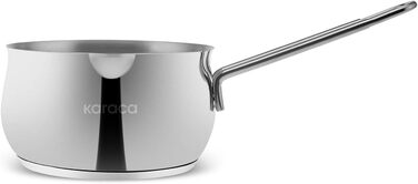 Набір кухонного посуду Karaca Stahl 13 предметів з контейнерами для зберігання - високоякісний нержавіюча сталь для приготування та зберігання їжі