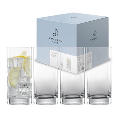 Склянка для віскі Zwiesel Glas Tavoro 0,4 л (набір 4 шт.), сучасний Tumbler, Tritan-кришталь, Made in Germany