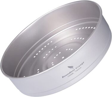 Набір посуду iBasingo для кемпінгу: каструля 4.5L та пароварка 2L (Ti2114C)