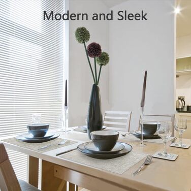 Набори серветок DACHUI 8 шт. з льону, водовідштовхувальні, термостійкі, миючі, довговічні (димно-сірий, бежевий, білий, в клітинку)