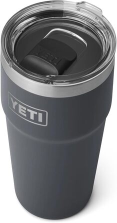 Термос YETI Rambler 20oz (591мл) з кришкою MagSlider, Charcoal