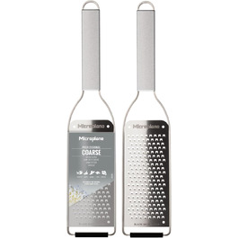 Мікроплан NEUE Professional Serie з грубою клинком | Професійна тертка з нержавіючої сталі | Ідеальна для сиру, овочів, горіхів, шоколаду, імбиру та часнику | Зроблено в США