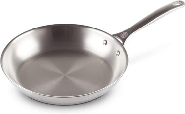 Сковорода LE CREUSET з нержавіючої сталі 3-шарова, 28 см, без антипригарного покриття