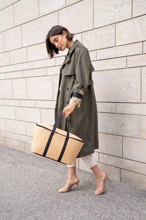 Сумка-холодильник Reisenthel Raffia Black - одноразова, з високоякісного поліестеру для пікніка та покупок