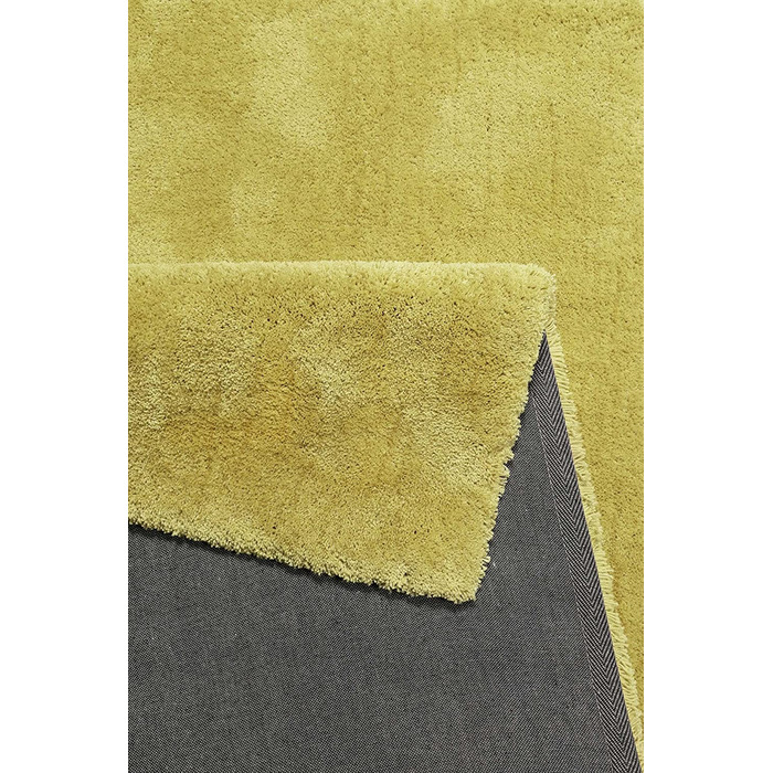 М'який килим Esprit з глибоким ворсом, ідеально підходить для вітальні, спальні та дитячої кімнати RELAXX (70 x 140 см, гірчично-жовтий)
