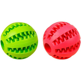 Іграшка для собак AGIA TEX м'яч для ласощів, м'яч для собак розумові тренування та розваги м'яч для закусок з натурального каучуку
