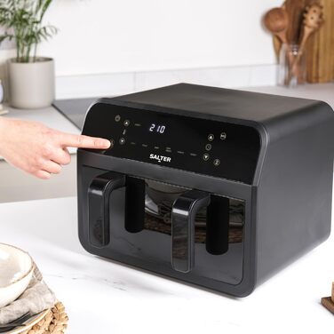 Фритюрниця Salter 4.2 л, ручна, без олії, EK6364VDE – мультикухня для м'яса та риби