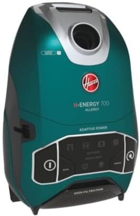 Пилсос Hoover з мішком 3,5 л – тихий пилосос (69 дBA) з автоматичною системою видалення мішка – пилосос з фільтром EPA – комплектація з насадкою для тварин [HE520]