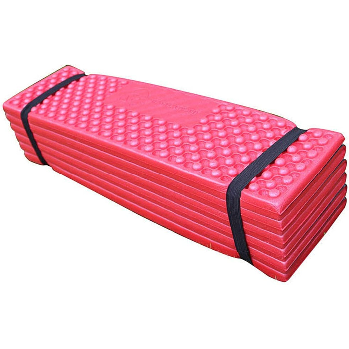 Килимок для кемпінгу Lixada 190x57 см, надлегкий пінопластовий килимок для кемпінгу, складаний пляжний килимок, килимок для пікніка, спальний килимок, вуличний матрац (червоний)