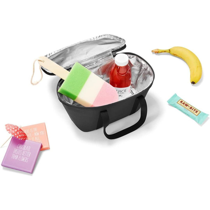 Термосумка Reisenthel Coolerbag (2 шт) чорна - для пікніка, покупок, в дорогу. Якісний поліестер.