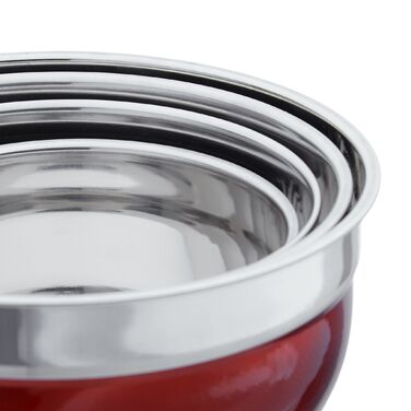 Набір мисок Relaxdays з кришками, 4 шт.