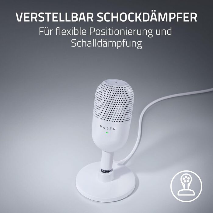 Мікрофон Razer Seiren V3 Mini - компактний USB мікрофон для стрімінгу та запису