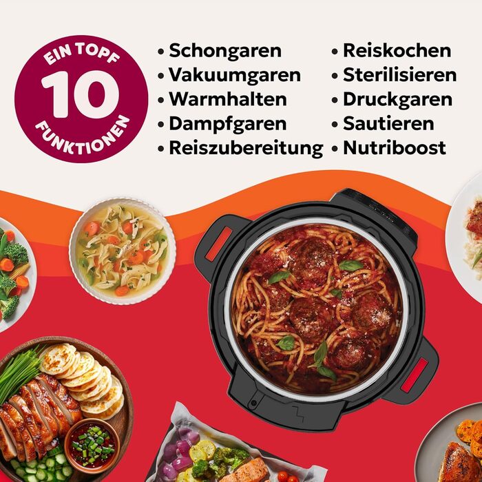 Instant Pot Plus 9-в-1: Мультикухня, 5.7 л, нержавіюча сталь – мультиварка, скороварка, рисоварка, йогуртниця, су-вид, стерилізатор, підігрівач
