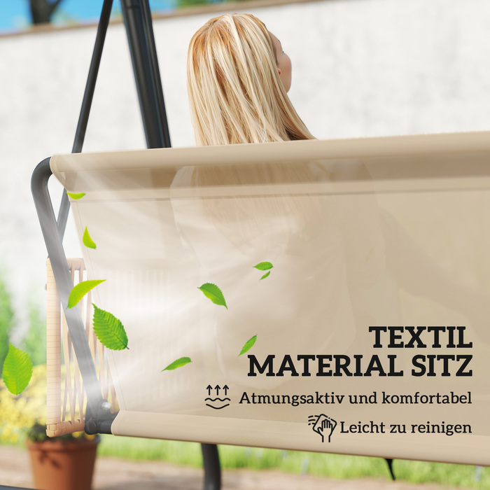 Гойдалка садова тримісна 