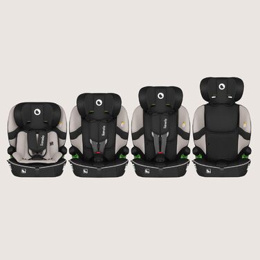 Автокрісло Lionelo Billy i-Size 76-150 см (15 міс - 12 років), ISOFIX, Top Tether, R129, бежеве