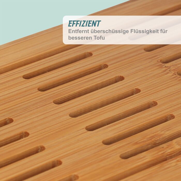 Пресс для тофу Relaxdays з бамбука та нержавіючої сталі