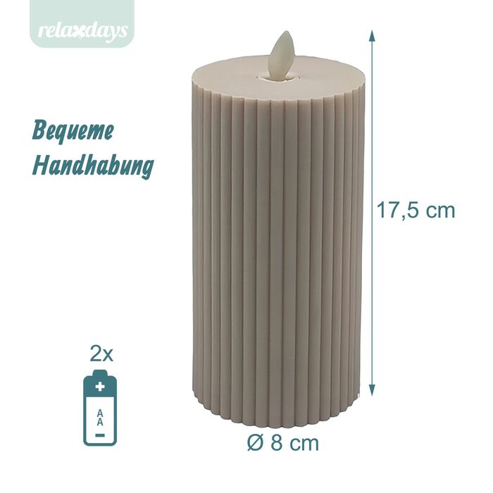 Набір з 4 LED-свічок Relaxdays