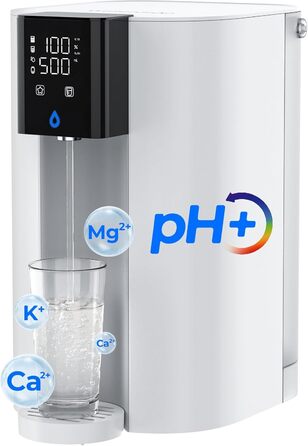 Система зворотного осмосу Waterdrop CoreRO для встановлення на стільницю, миттєвий нагрівач гарячої води, 5 температурних опцій, 6-ступенева фільтрація, 3:1 чиста вода/стоки, зменшує PFAS, без встановлення, WD-C1H, миттєво гаряча вода (температура кімнати