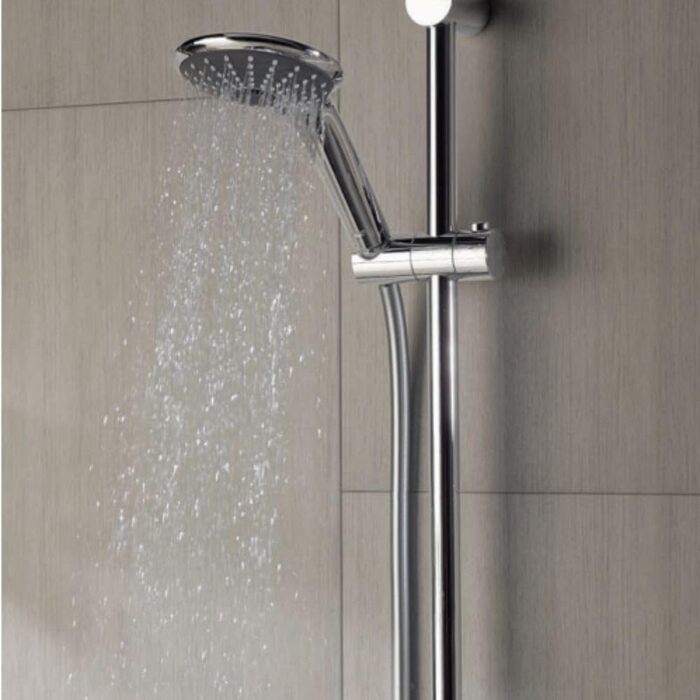 Ручний душ (водозберігаючий, з 3 режимами розпилення, системою проти накипу), круглий, хром, 27319000 3 режими розпилення Single Joy 110 мм, 110 -