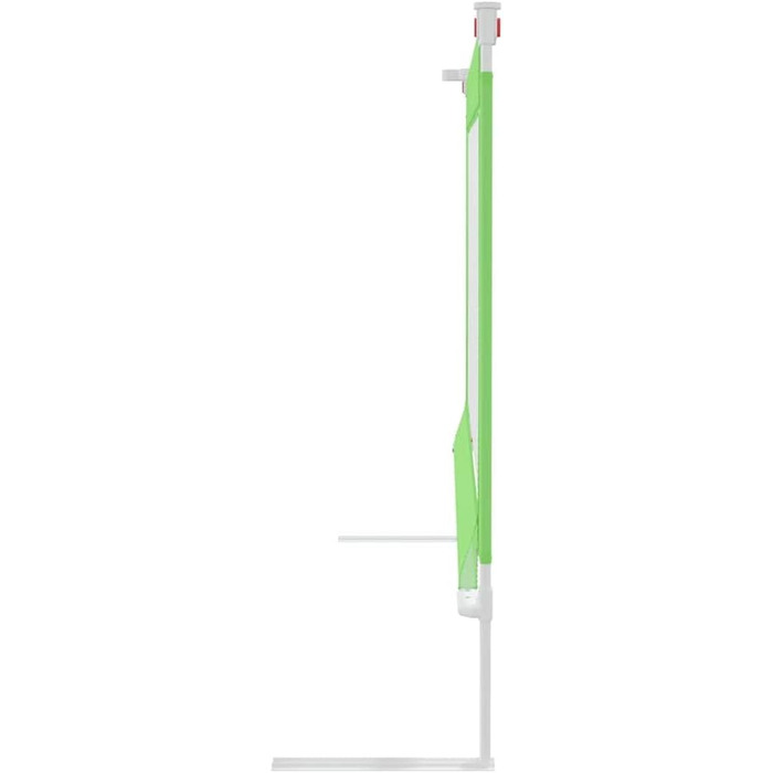 Бортик для ліжка дитячого vidaXL 200x25 см, зелений - захист від випадання, тканинний бортик для малюка