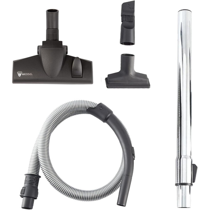 Акіта 800W бездротовий пилосос з потужною тягою та німецьким насадкою Wessel 2-в-1 для твердих поверхонь та килимів C6