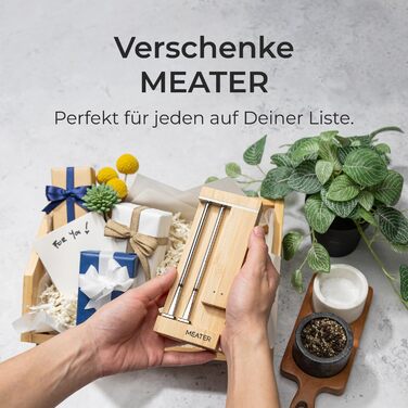 MEATER Pro Duo: Розумний термометр для м'яса | Висока термостійкість 550°C | Велика дальність | Сертифікована точність | Для приготування на грилі, в духовці, мангалі, коптильні, фритюрниці | 50+ рецептів в додатку