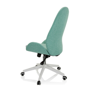 Офісне крісло AVEA I з тканини кольору аква