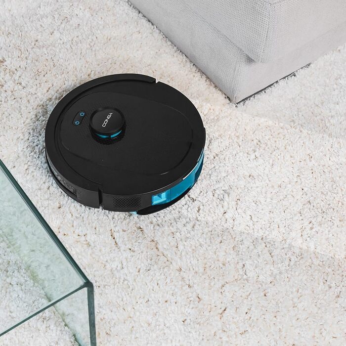 Робот-пилосос Cecotec Conga 8490 Ultimate Ultra Power: лазерна навігація, 4-в-1 (пилосос, мийка, пароочисник), 7000Pa, до 170 хв роботи, силіконова щітка