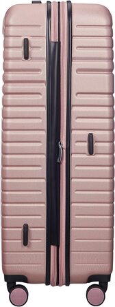 Валіза American Tourister Aero Racer Spinner 68, що розширюється, 75,5 л, Jet Black/Rose Pink